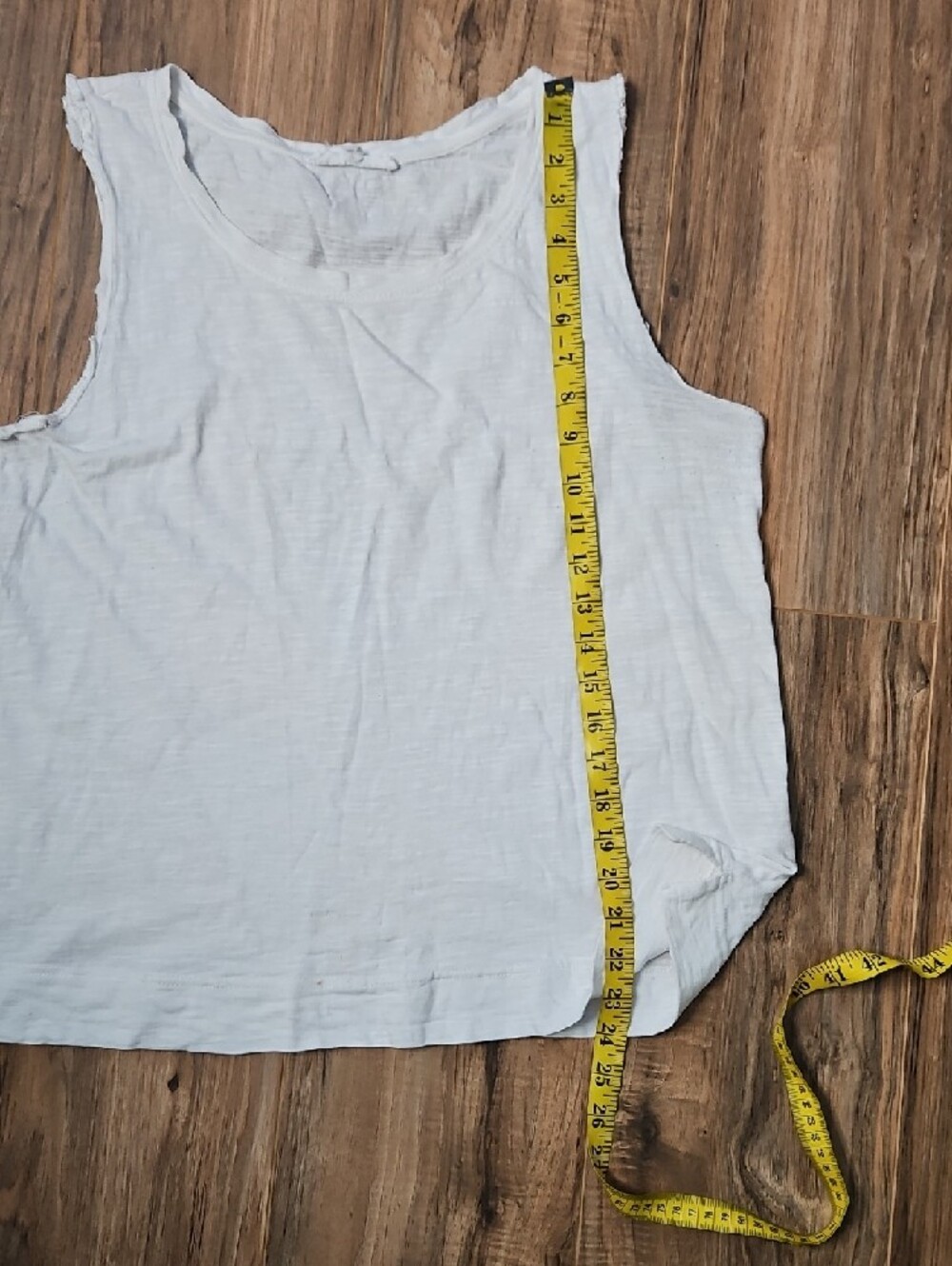 💕SALE Jane Delancey Women's White Cutout Sleeves Tank Top - Classic Crewneck Med - Picture 8 of 11
